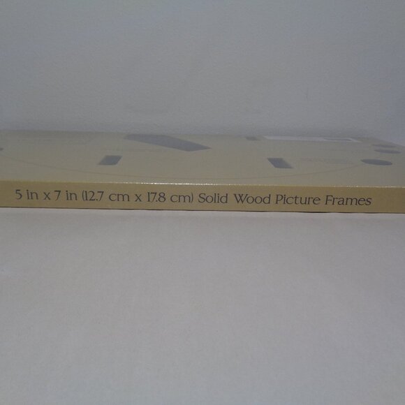 SOLID WOOD PICTURE FRAMES by Old Town / New / 3 Pack / Black / 5 x 7 Inches - Picture 12 of 15